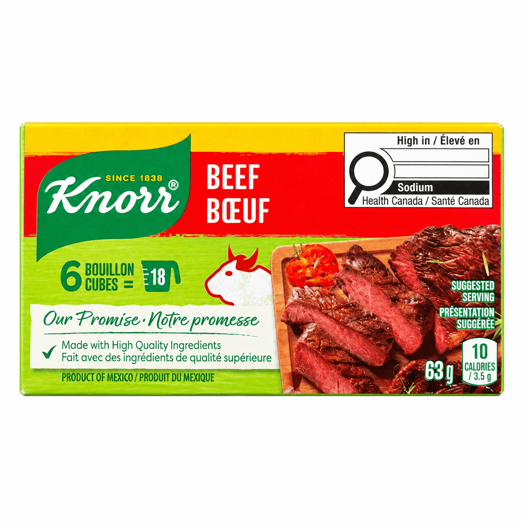 Knorr Caldo de carne Beef Bouillon Cubes 63g