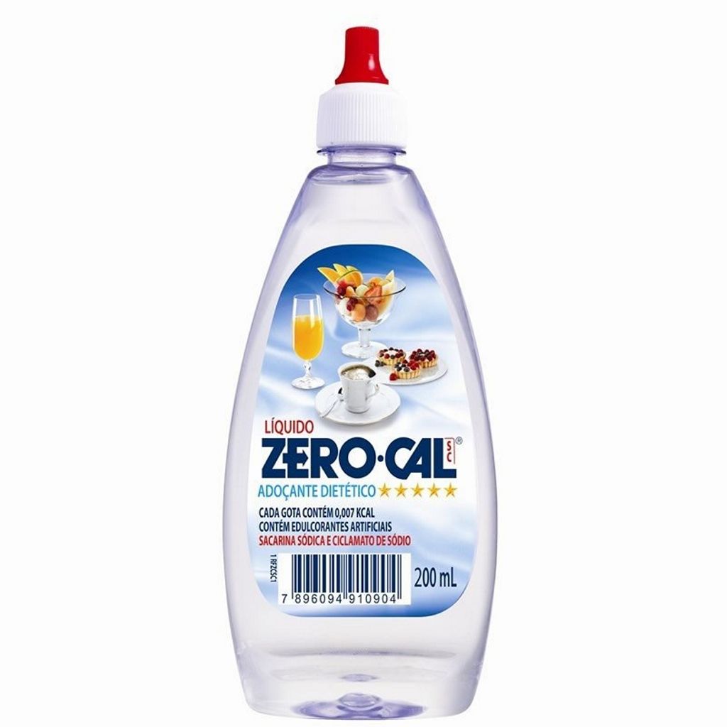 Adoçante ZERO CAL 200ml Sweetener ZERO CAL 200ml