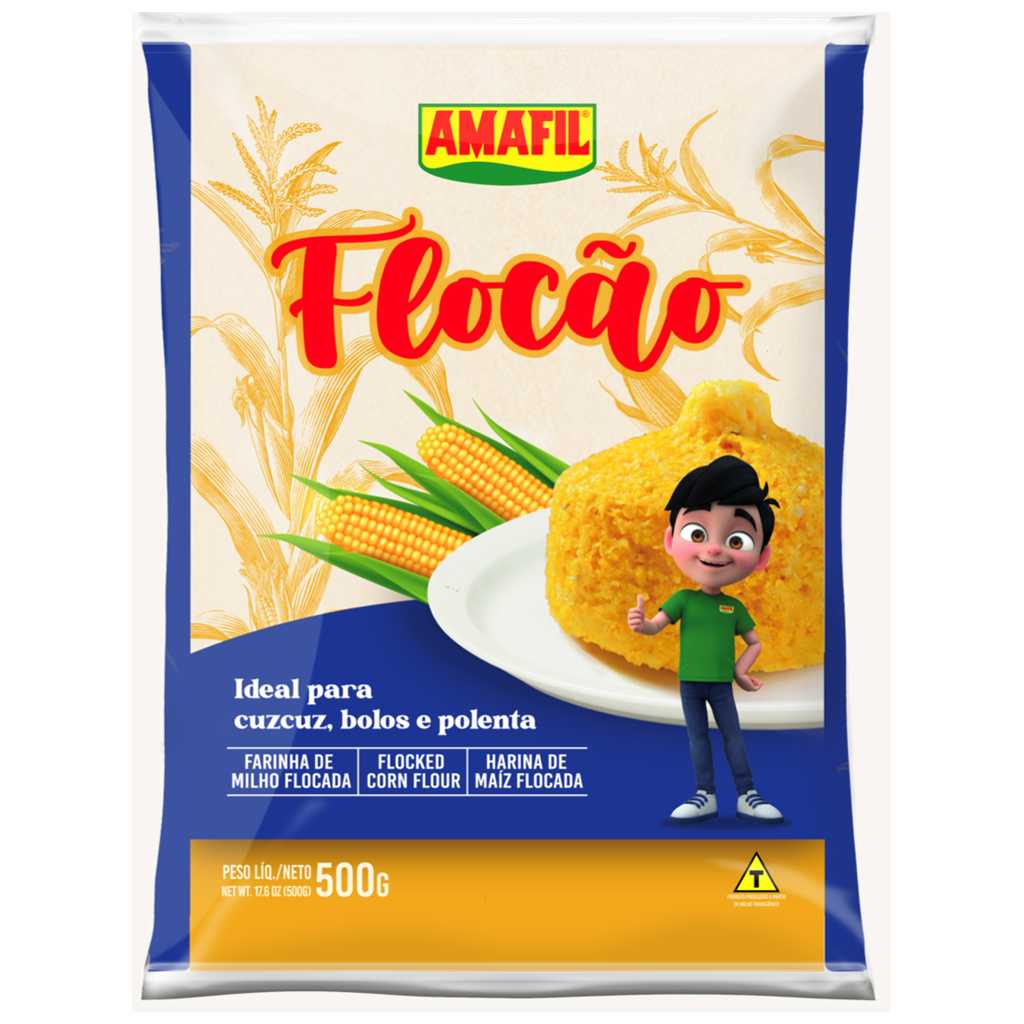 Amafil Flocao de Milho Kimilho 500g