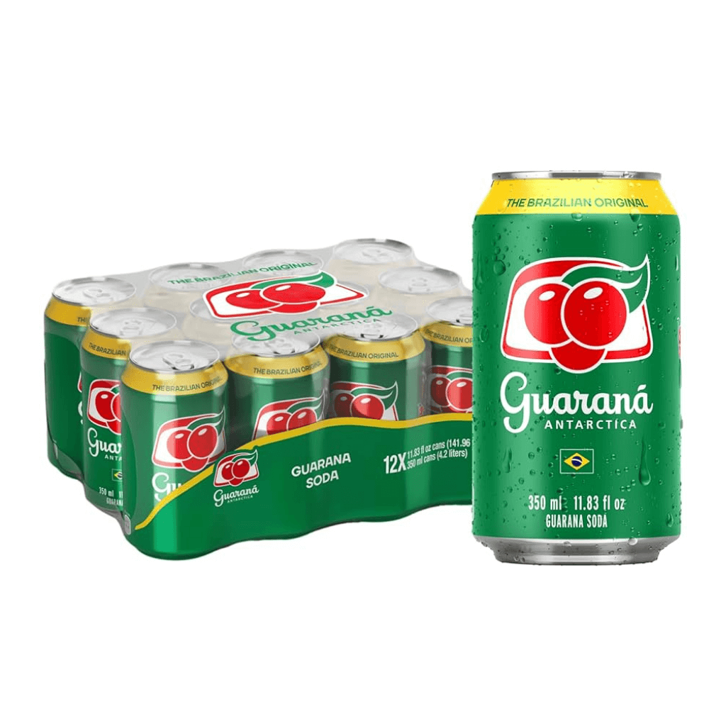 Guarana ANTARCTICA com 12 latas 350ml - package with 12 cans 350ml