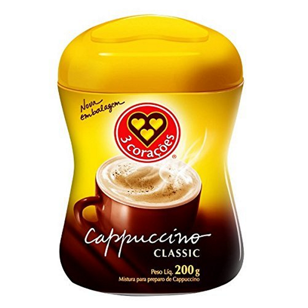 3 Coracoes capuccino classic 200g