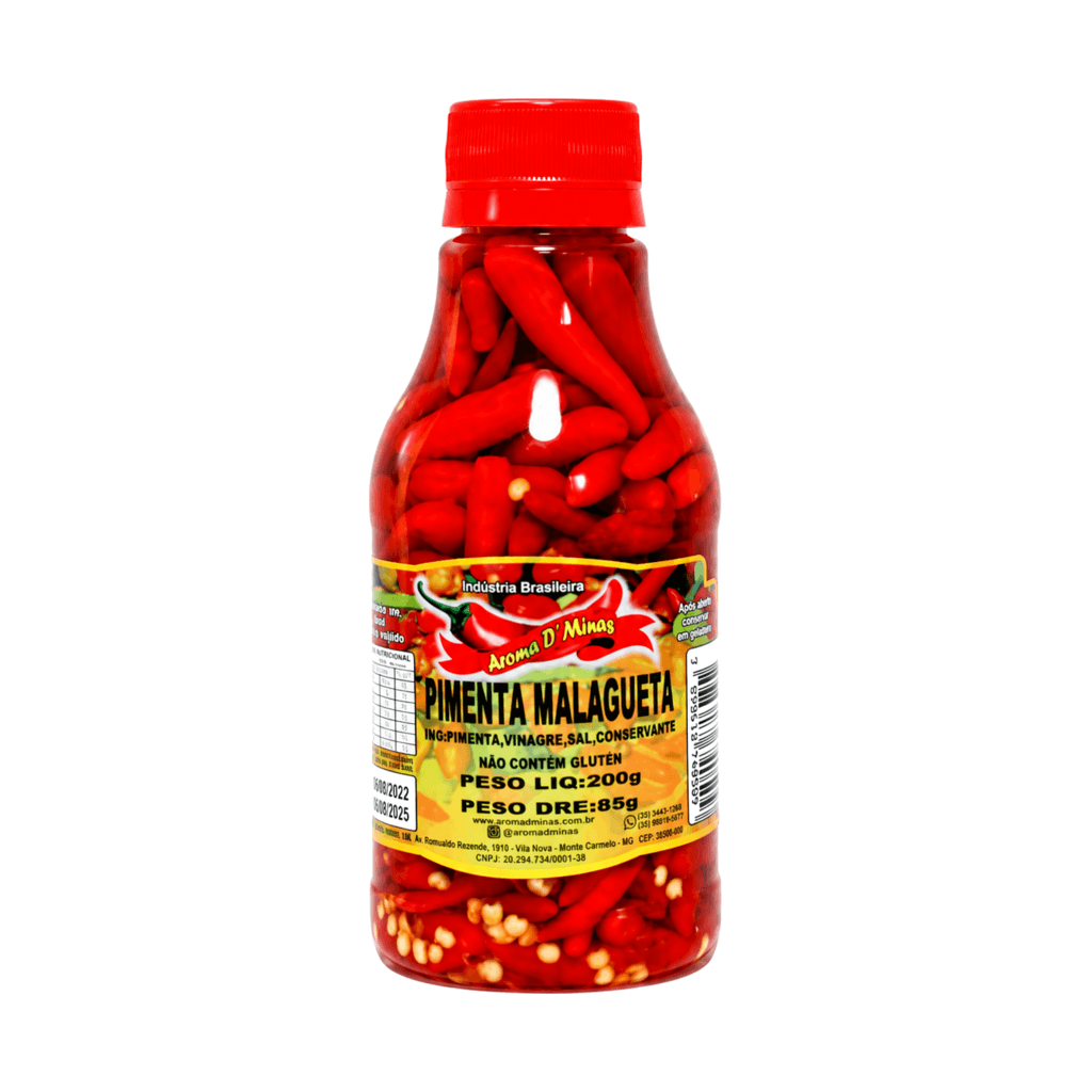 Aroma de Minas Pimenta Malagueta 200g – Malagueta Chili Pepper