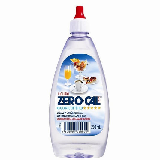 Adoçante ZERO CAL 200ml Sweetener ZERO CAL 200ml