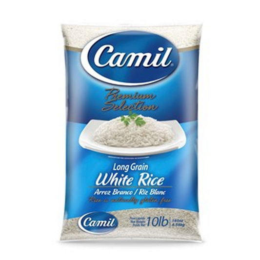 Camil White Rice 10lbs Arroz Branco 4.53kg