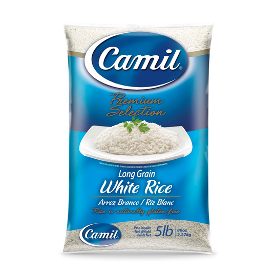 Camil White Rice 5lbs Arroz Branco 2.27kg