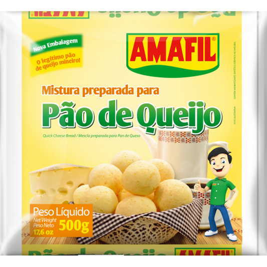 AMAFIL Cheese Bread MIX 500g Mistura para Pao de Queijo 500g