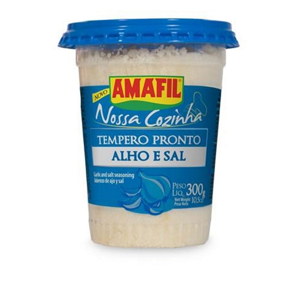 Amafil Tempero Alho e sal 300g garlic
