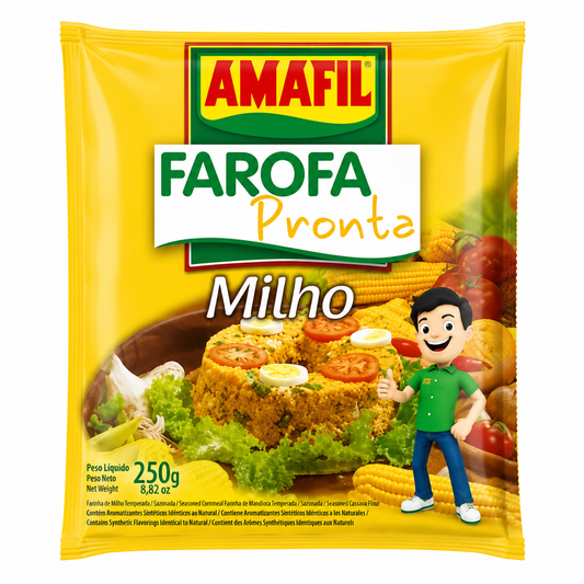 Amafil Farofa Milho 250g