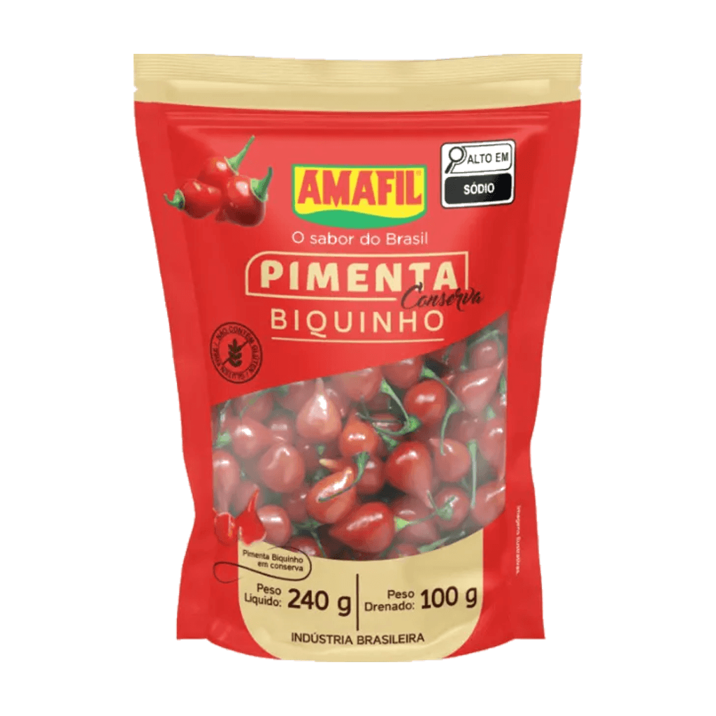 Amafil Red Bico Pepper 240g - Pimenta Biquinho 240g