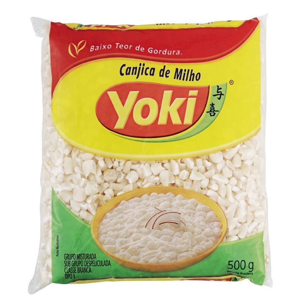 YOKI CRYSTAL HOMINY 400G Canjica de Milho Branca 400G