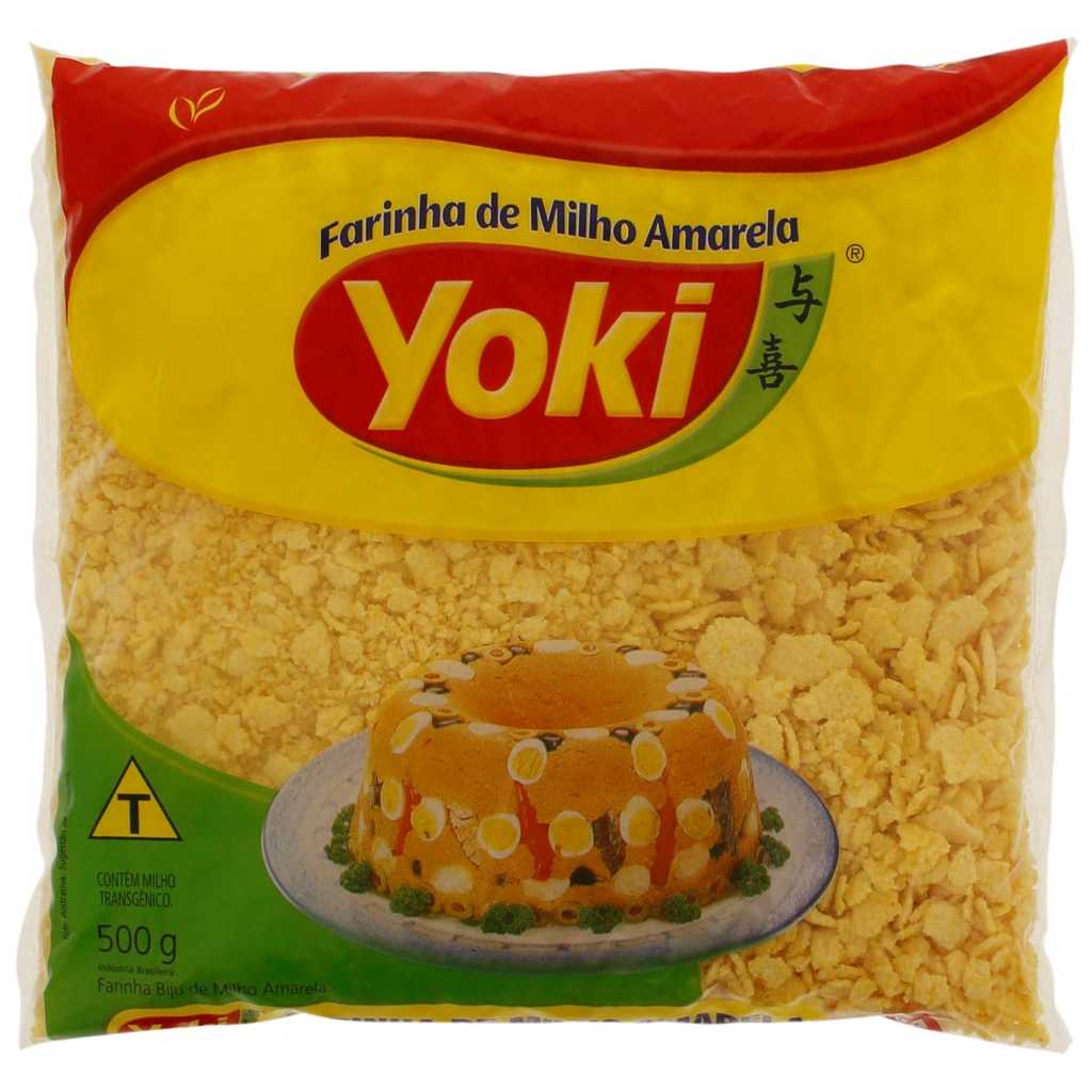 YOKI BIJU YELLOW CORN FLOUR 500G Farinha de Milho Amarela