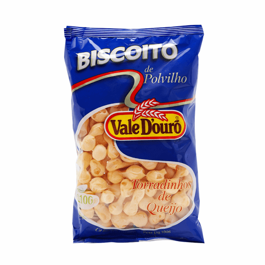 VALE D'ouro Polvilho sabor Queijo 100g - VALE D'ouro CHEESE 100g