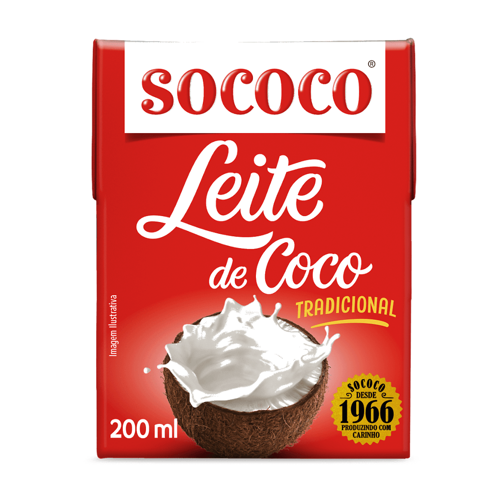 Sococo Traditional coconut milk 200ml TERAPACK Leite de Coco