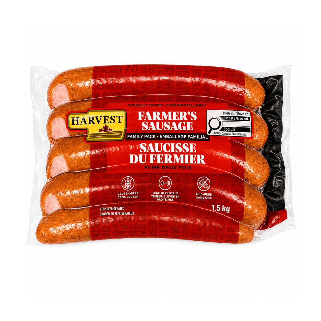 Double Smoked Farmer’s Sausage 1.5 kg Tipo Linguica Calabresa Defumada