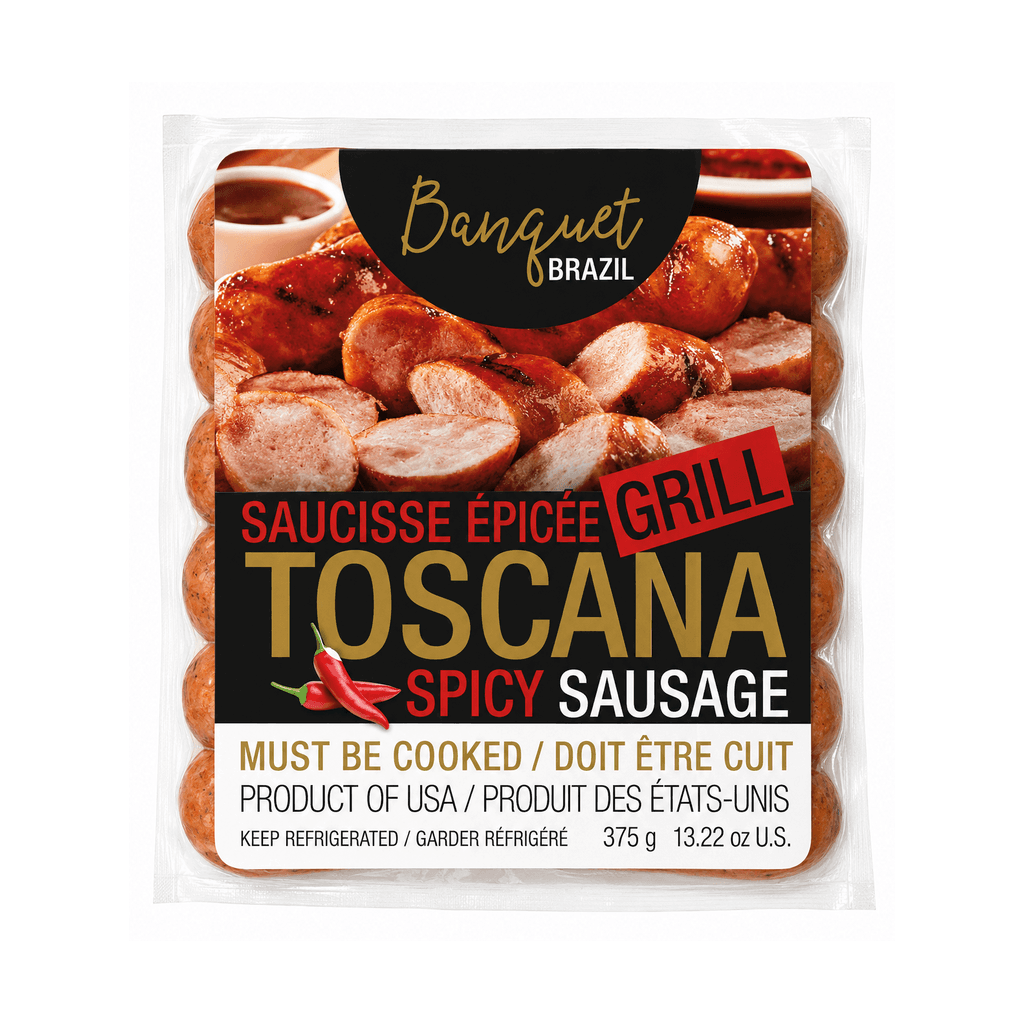 Banquet Brazil Toscana Hot Spicy Sausage 375g
