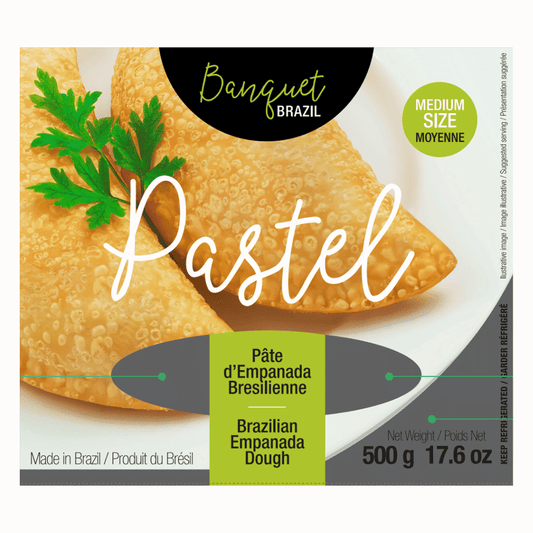 Banquet Brazil Pastel Massa Empanada MEDIUM dough 500g