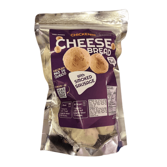 Chickenin Pao de queijo com calabresa 500g. Cheese bread smoked sausage 500g