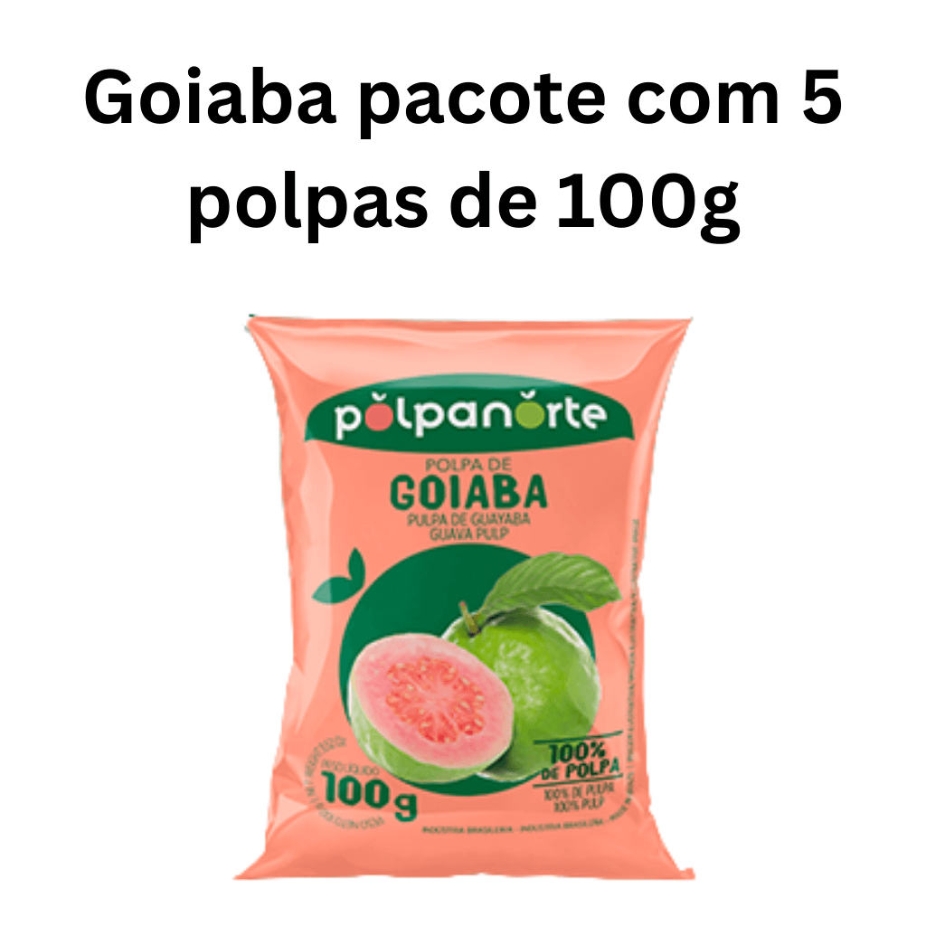 Polpa de Goiaba c/  5 x 100g