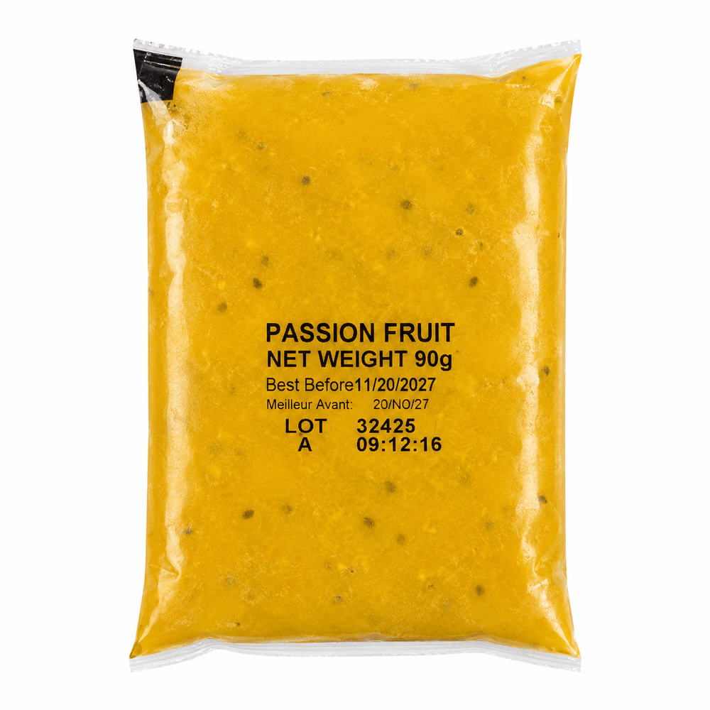 PASSION FRUIT PULP 90G - MARACUJÁ POLPA DA FRUTA 90G