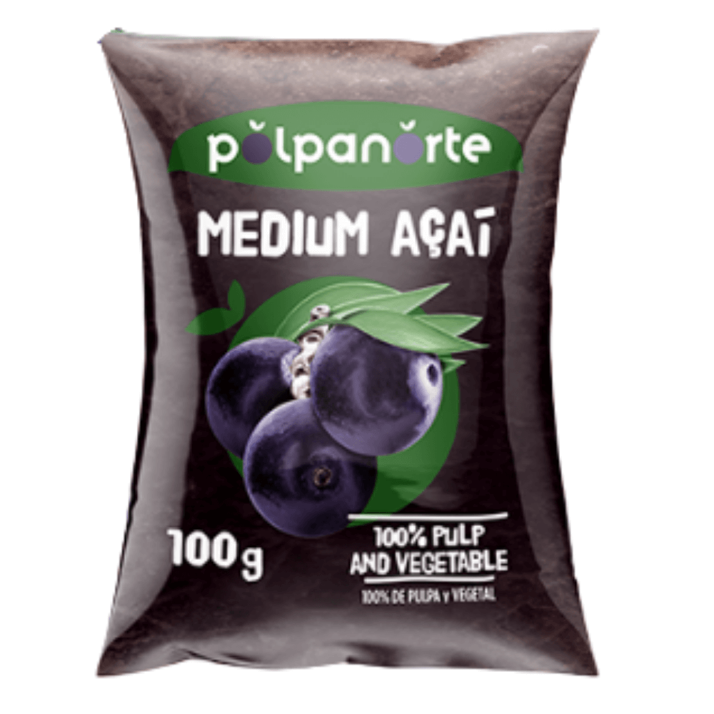 Polpa de Açaí Médio 100g - MEDIUM AÇAI PULP 100G
